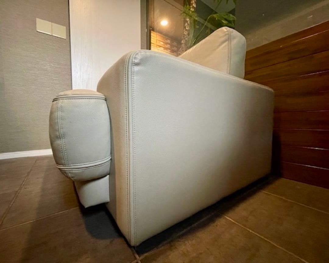 美品■maruniマルニ■ワイドシングルソファー/ラウンジアームソファー/1人掛