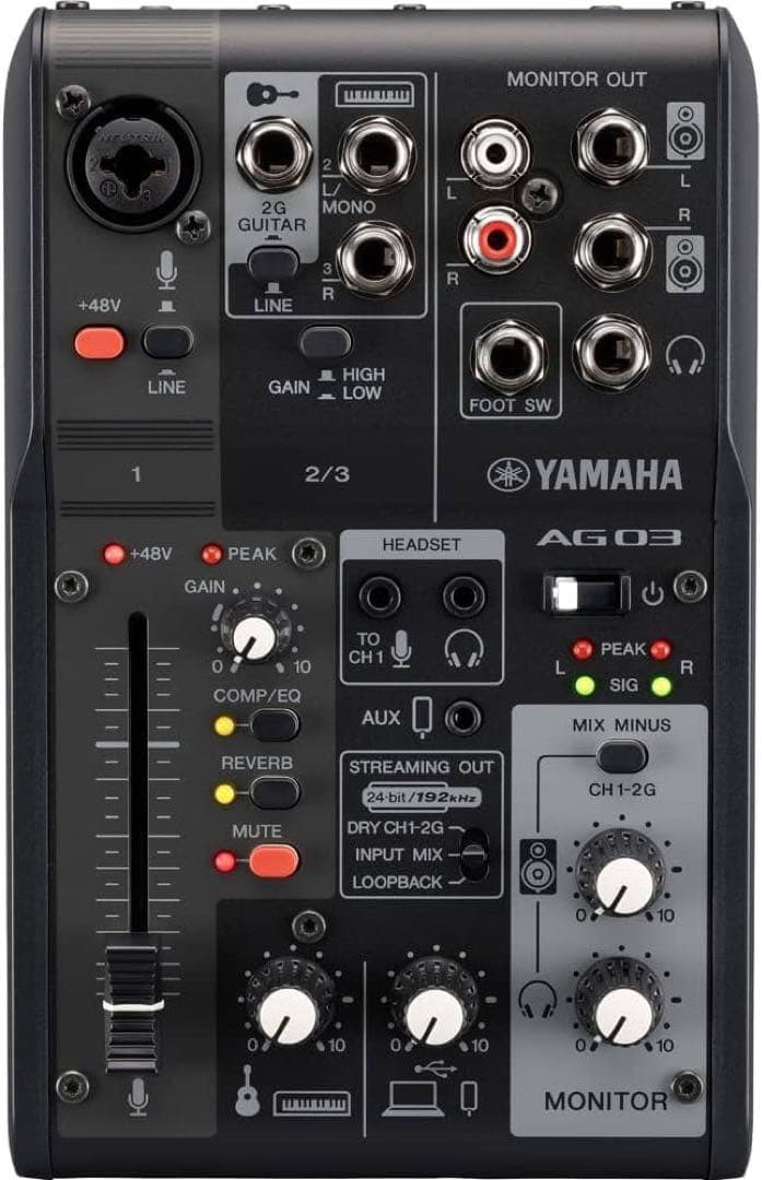 Yamaha AG03MK2 オーディオインターフェース 美品