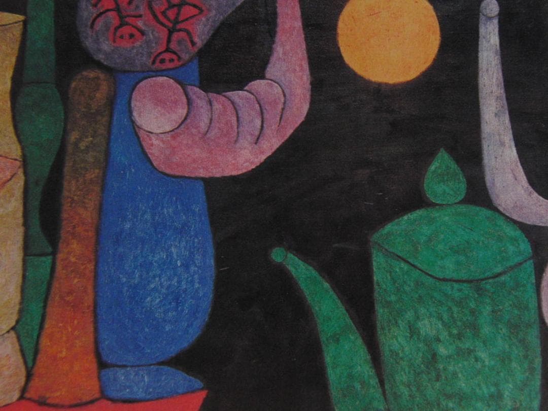 パウル・クレー、【無題、あるいは静物】、希少な額装用画集より、状態良好