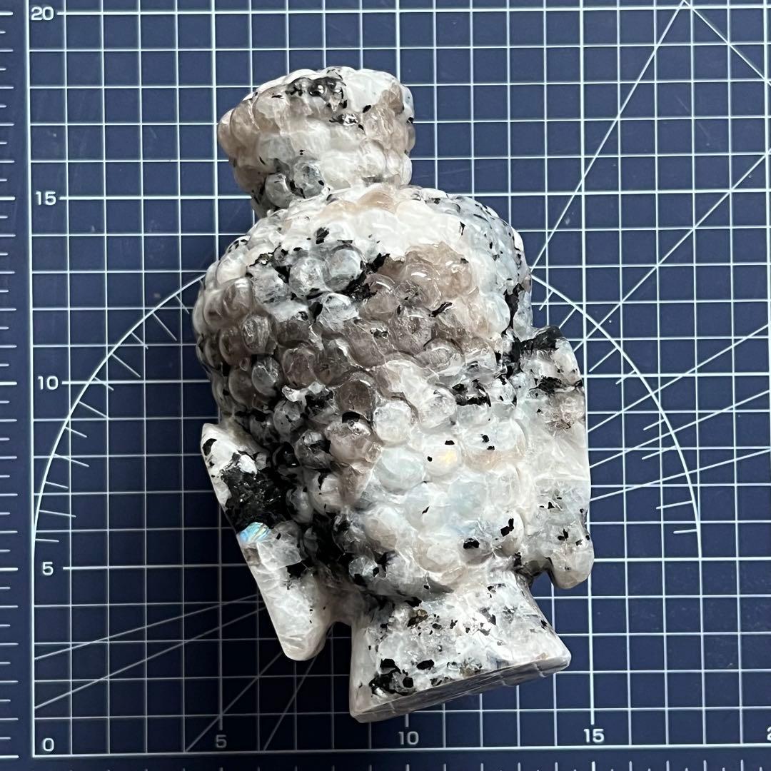 レインボームーンストーン　ブッダヘッド