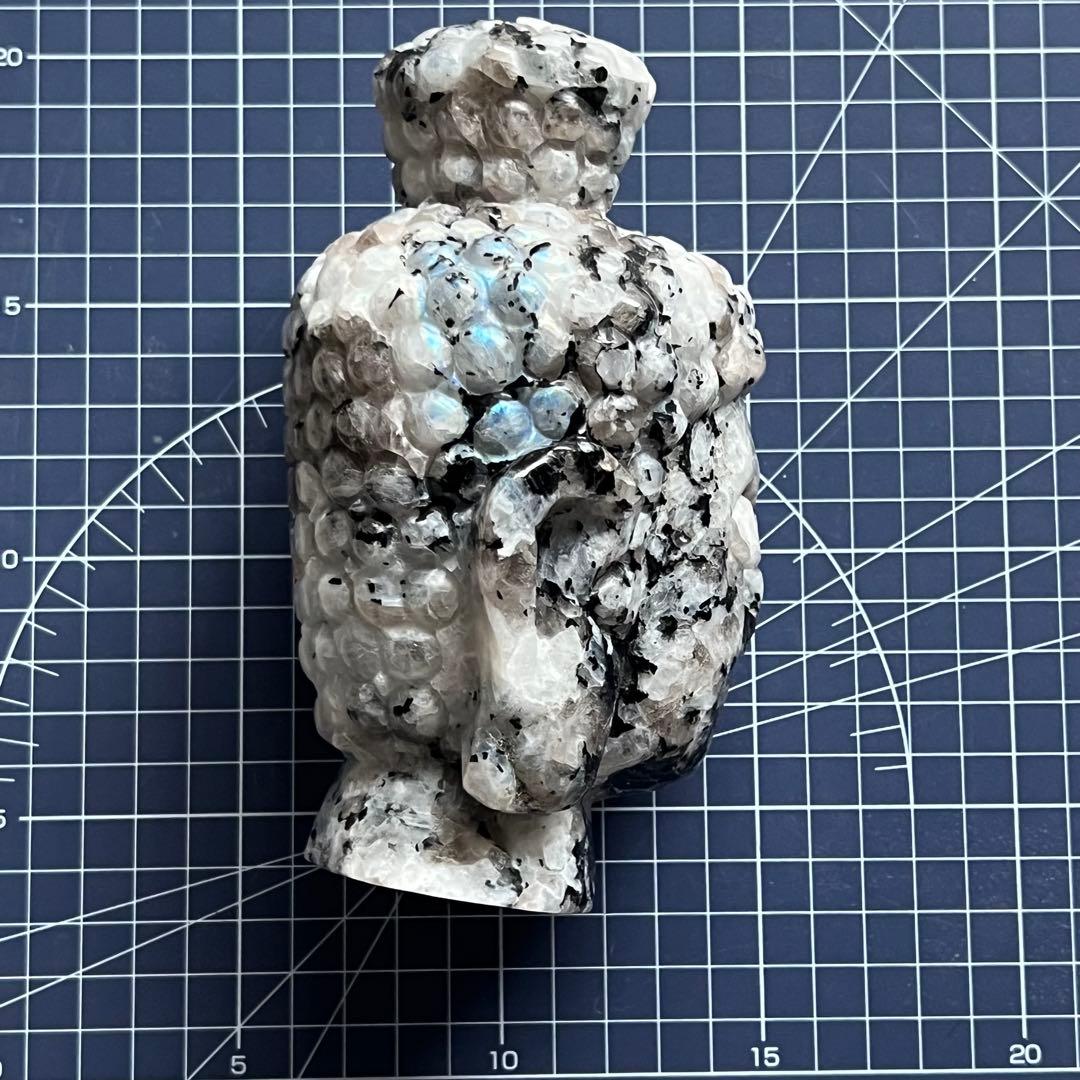 レインボームーンストーン　ブッダヘッド