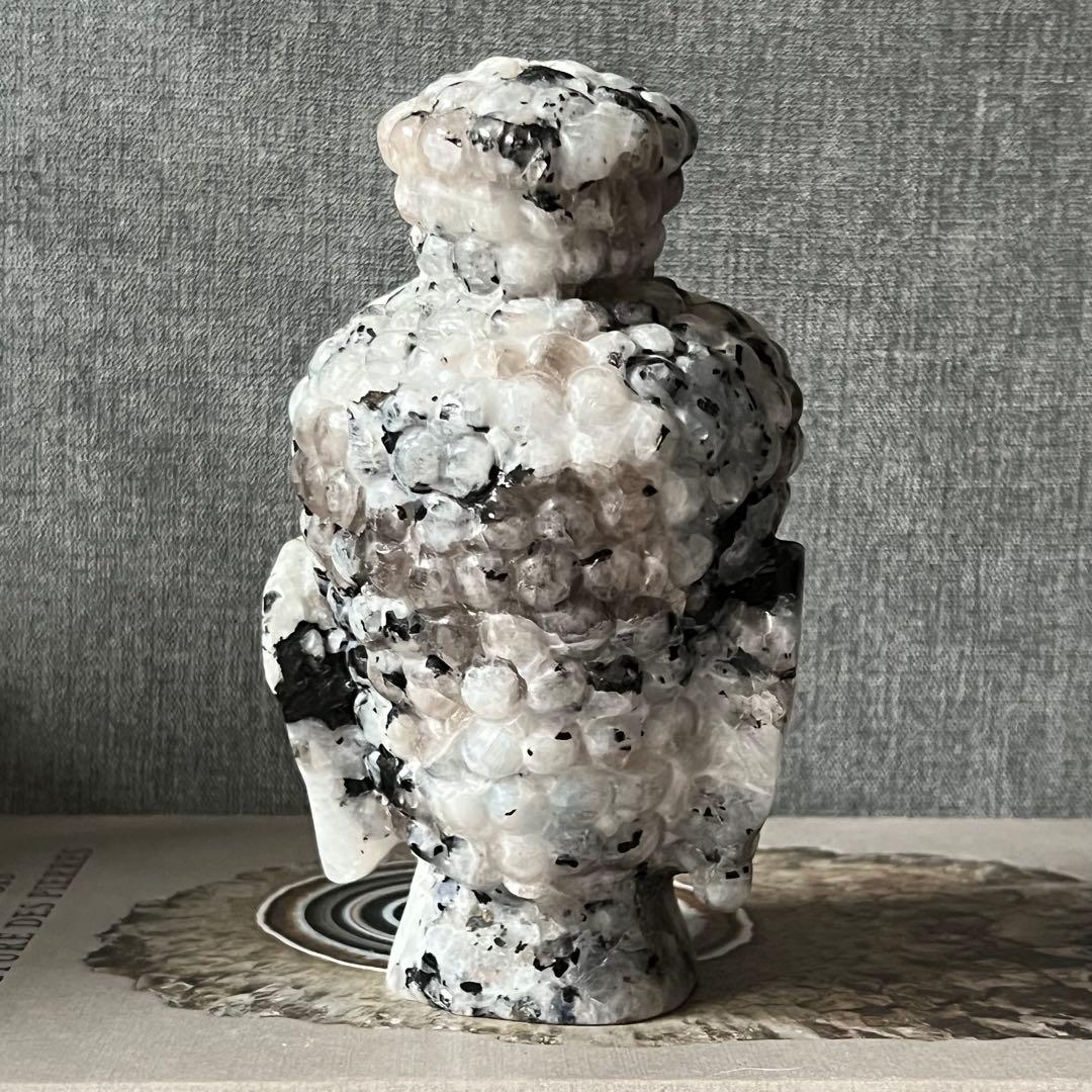 レインボームーンストーン　ブッダヘッド