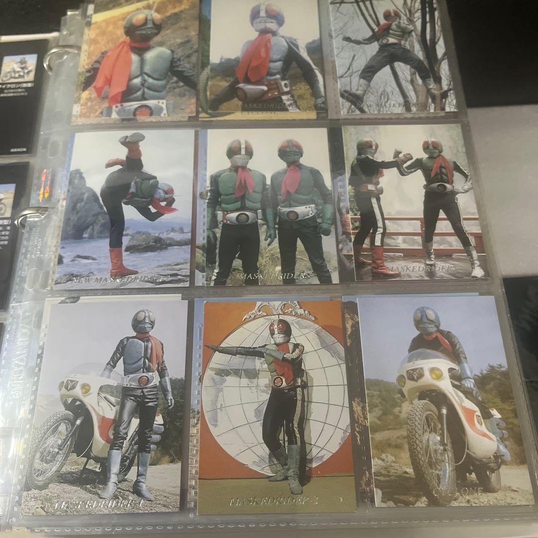 アマダ仮面ライダーカード1号2号フルコンプ225枚+9枚