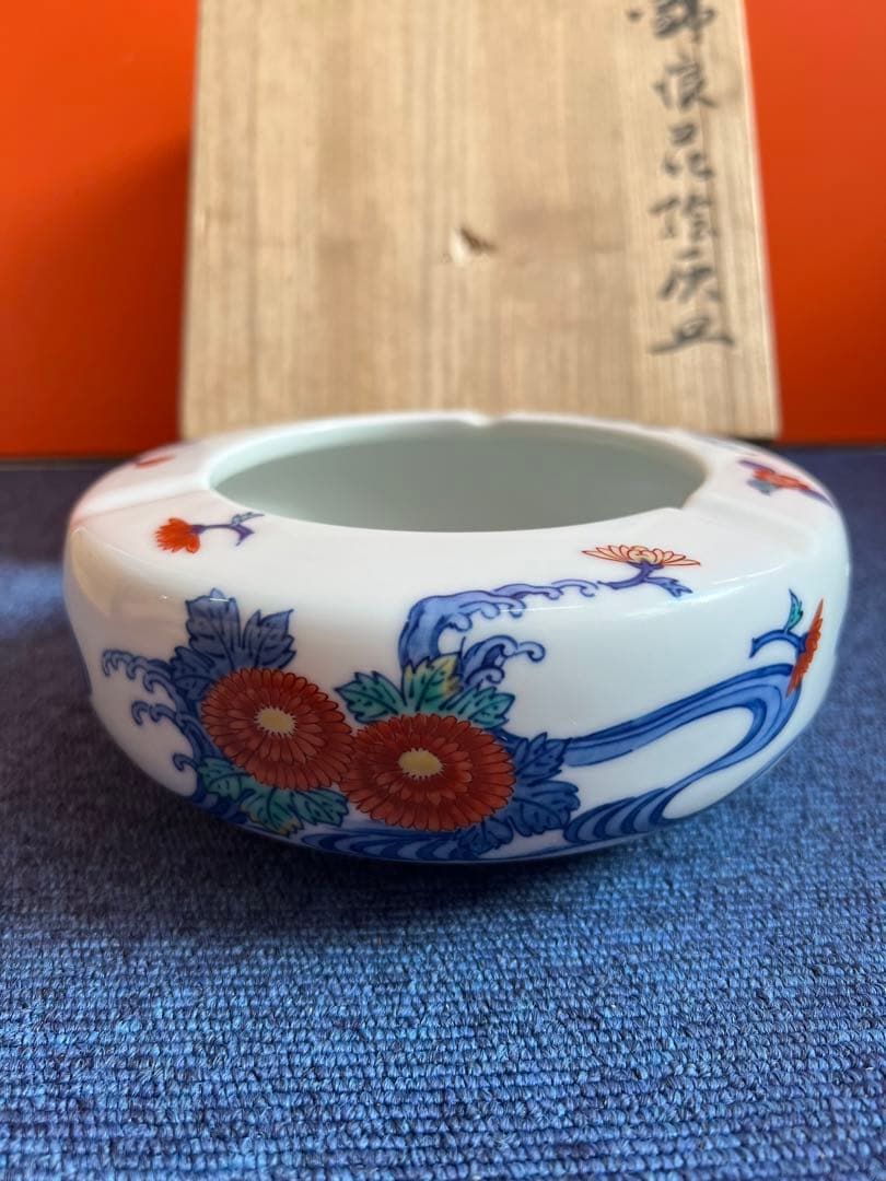 1338 今右衛門　錦浪花絵　灰皿