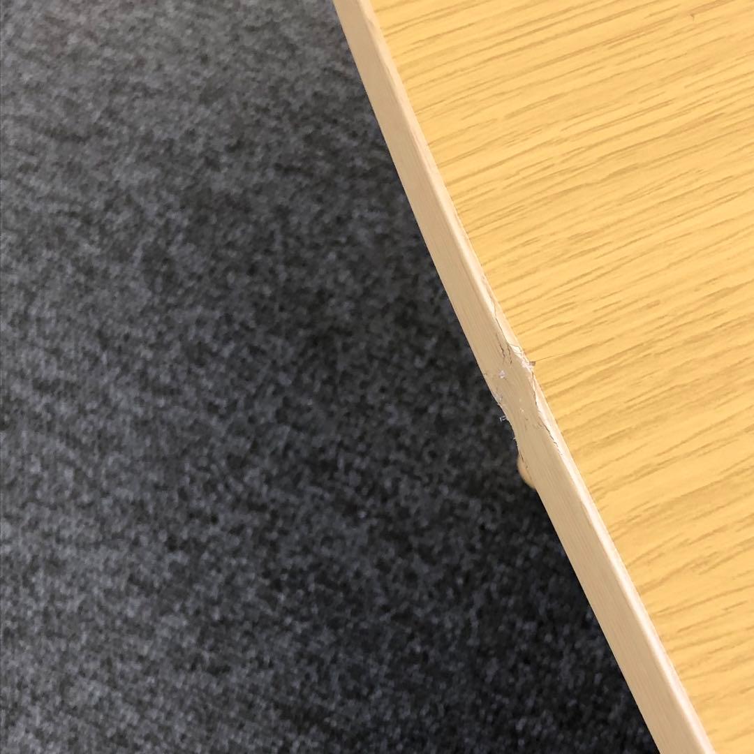 訳あり 折りたたみテーブル 座卓 120×80cm 木製 ナチュラル