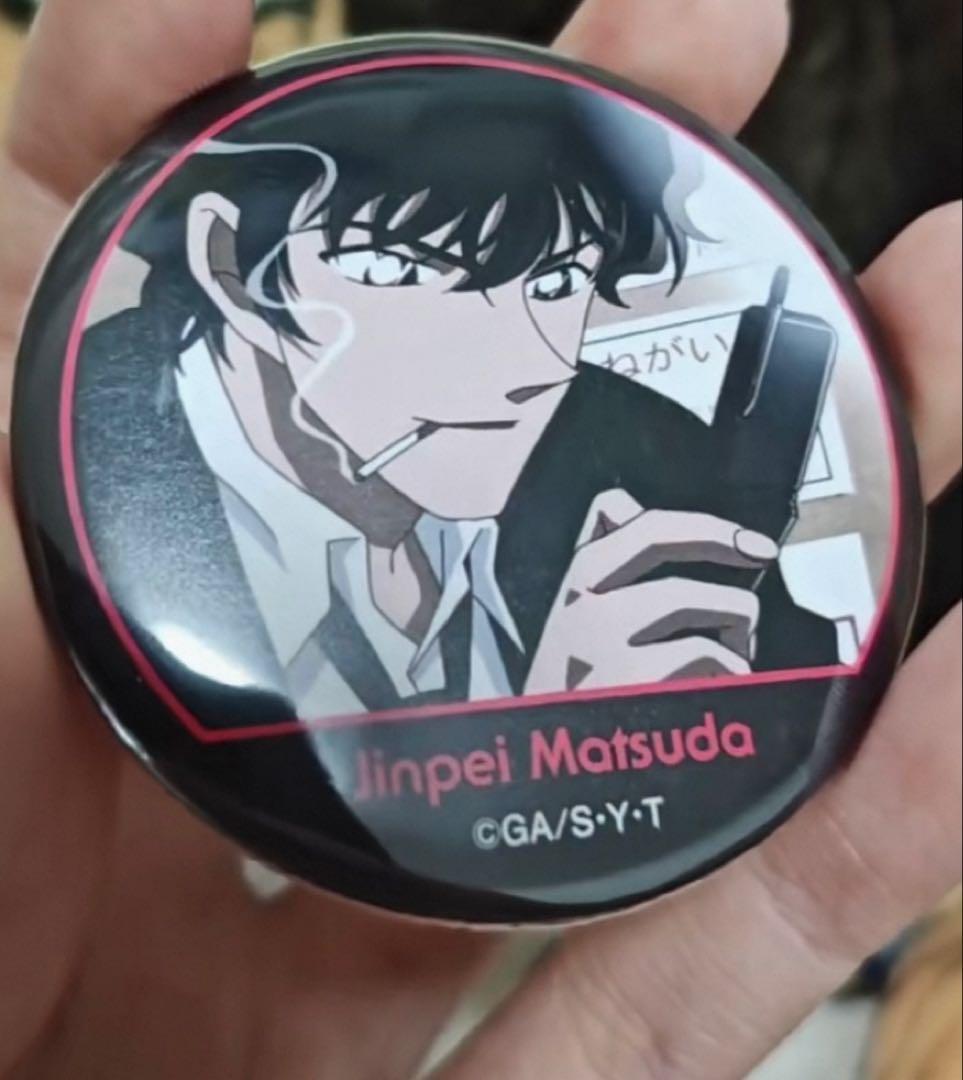 希少 名探偵コナン fan's selection 缶バッジ 松田陣平 - メルカリ