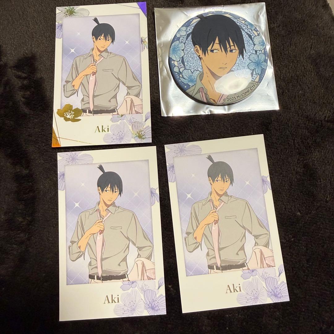 早川アキ チェンソーマン プリンスホテル グリッター缶バッジ トレカ