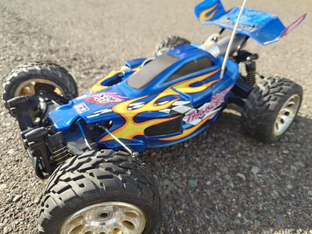 1/10タミヤ4WDエンジンバギー即走行可