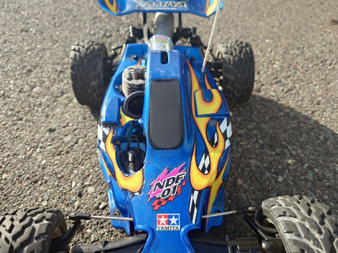 1/10タミヤ4WDエンジンバギー即走行可