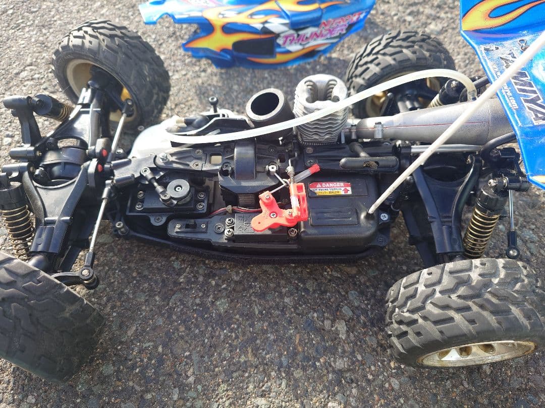 1/10タミヤ4WDエンジンバギー即走行可