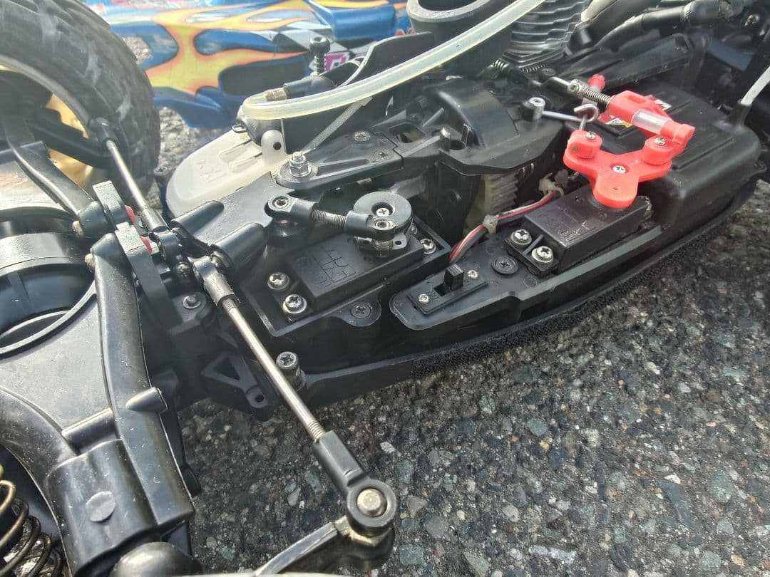 1/10タミヤ4WDエンジンバギー即走行可