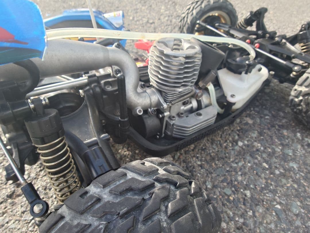 1/10タミヤ4WDエンジンバギー即走行可