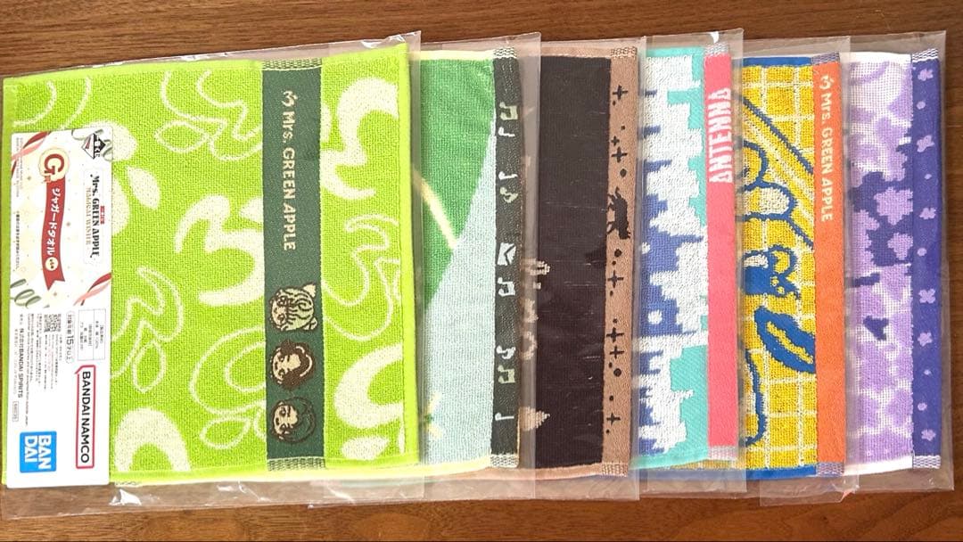 Mrs. GREEN APPLE 一番くじ G賞 ジャガードタオル コンプリート - メルカリ