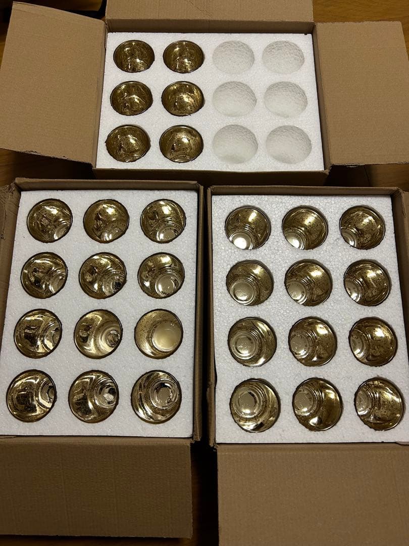 【送料込み】SEKI 金色 キャンドルホルダー 30個セット