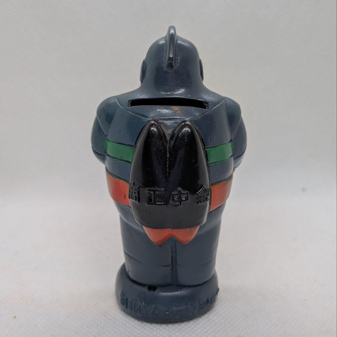 商工中金 鉄人28号 貯金箱 昭和レトロ ノベルティ ソフビ