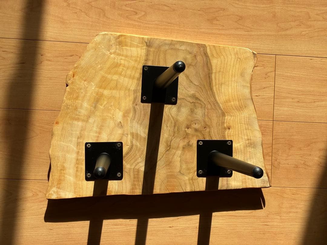 【現品限り】国産楠（くすのき）天然無垢一枚板 サイドテーブル　一点もの