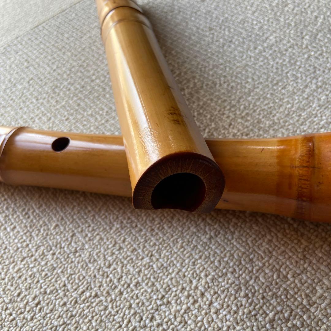 158 尺八　一尺八寸管　銘　精華三印