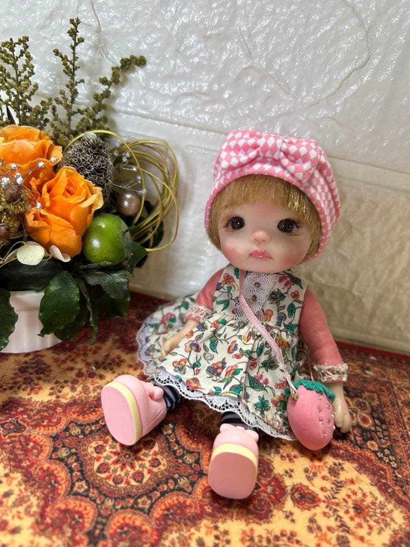 樹脂粘土ドール　ワイヤーボディ女の子　あsuzuranドール