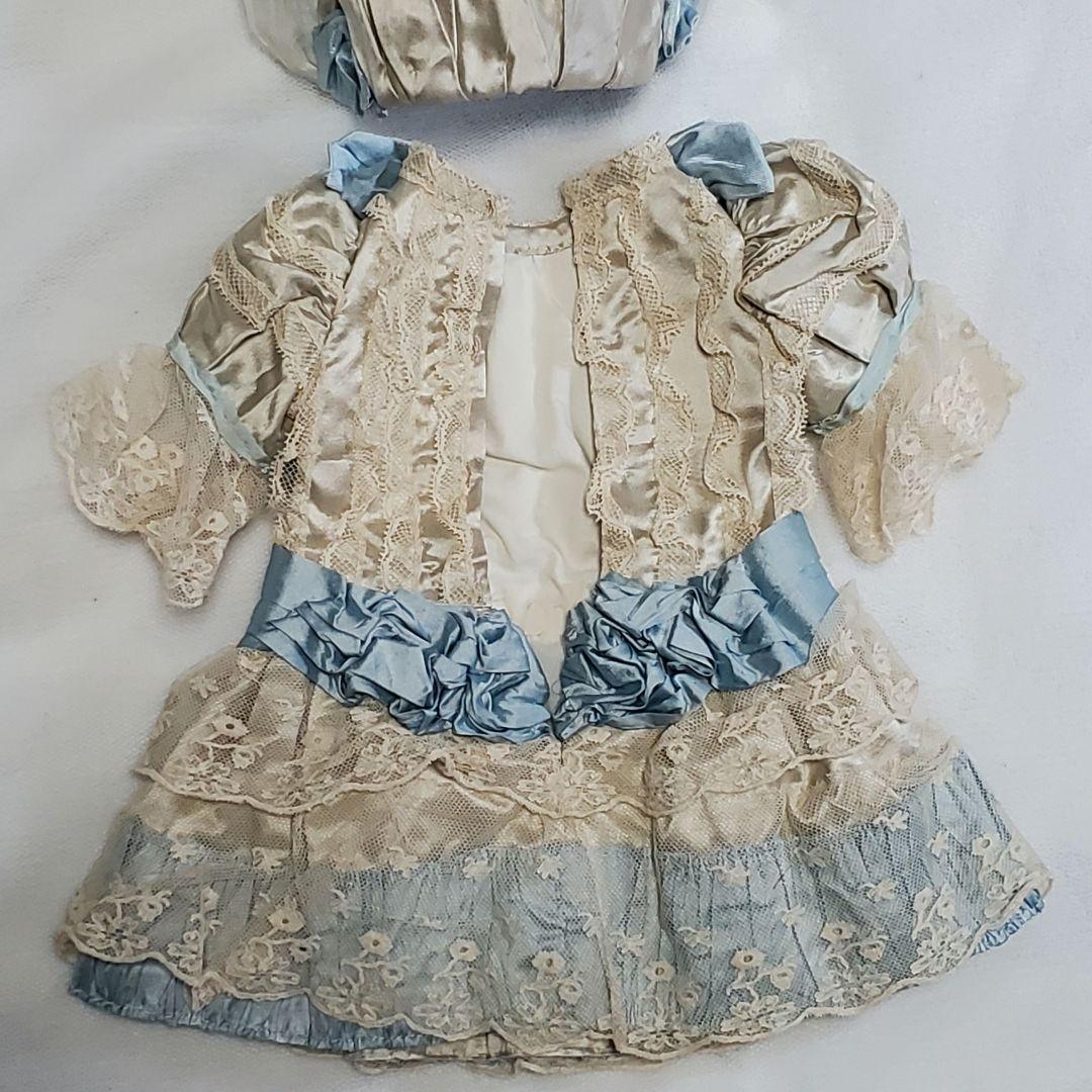 美しいハンドメイド・ドレス★ジュモー等ビスクドール、アンティークドールに