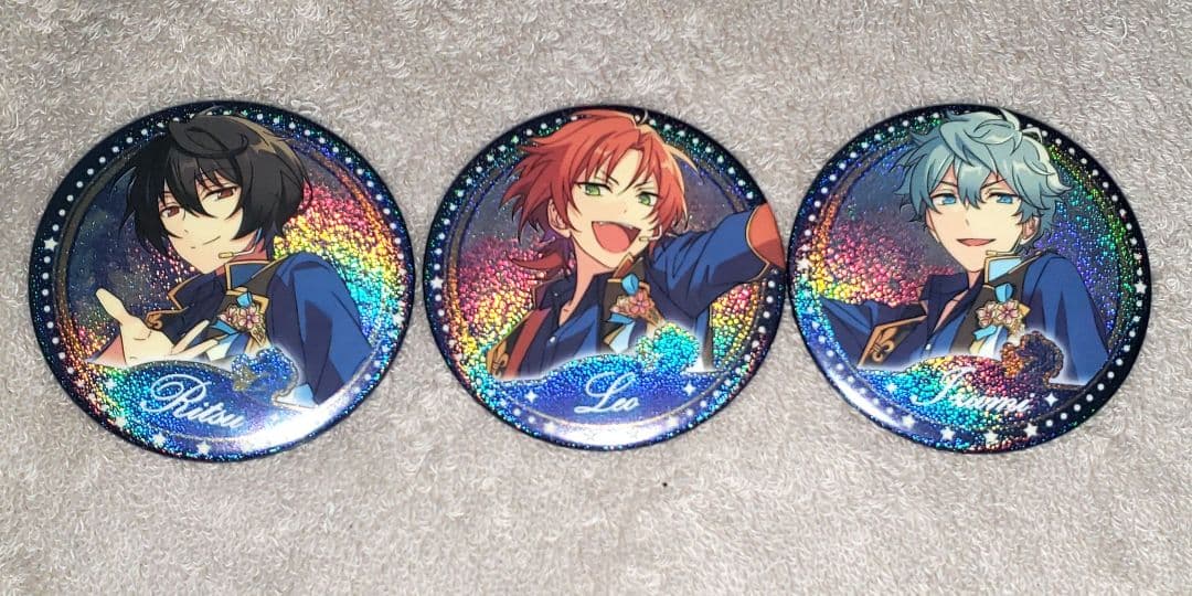 あんスタ レオ 瀬名泉 凛月 カーテンコール缶バッチ - メルカリ