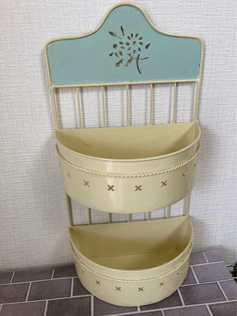 アイアンラック37.5cmx9cmx10cm 新品未使用　アイアン　鉄　小物入れ