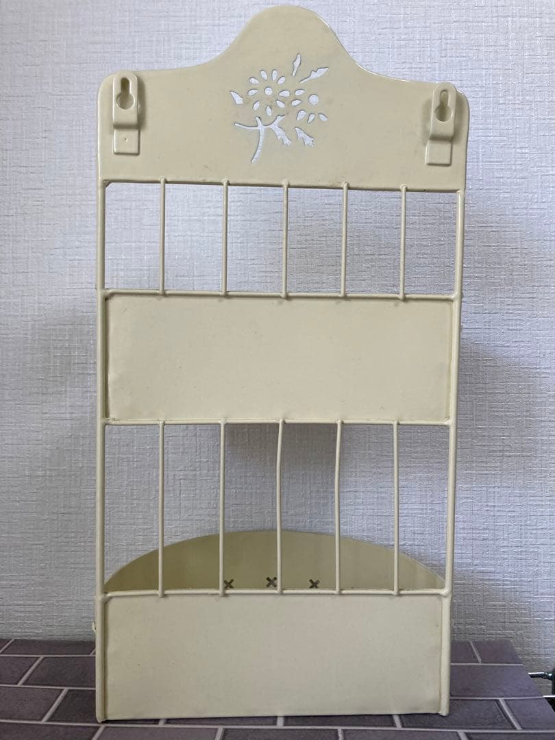 アイアンラック37.5cmx9cmx10cm 新品未使用　アイアン　鉄　小物入れ