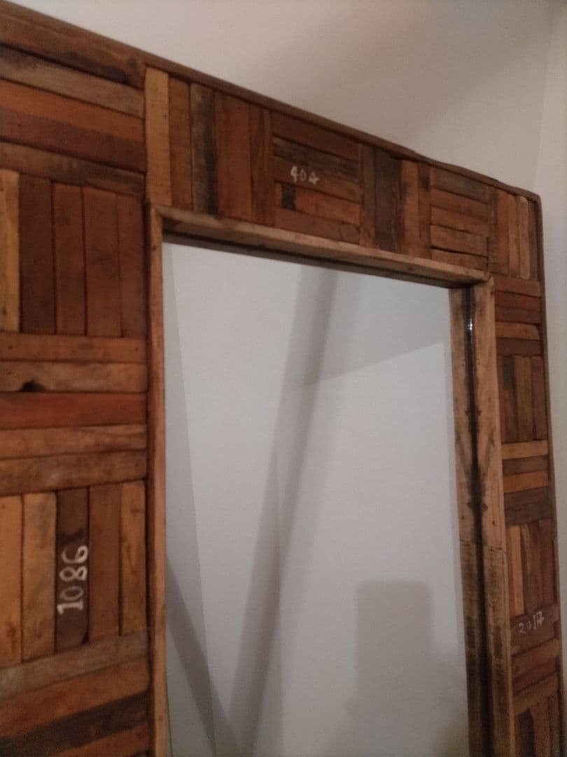 アクメファニチャー　木目調姿鏡