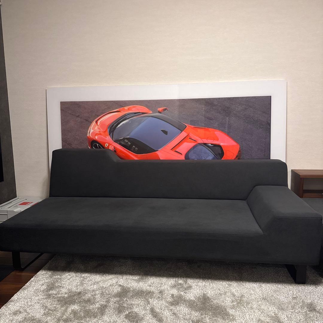 az403様 フランネルソファ　チャコールグレー 2.5掛け用