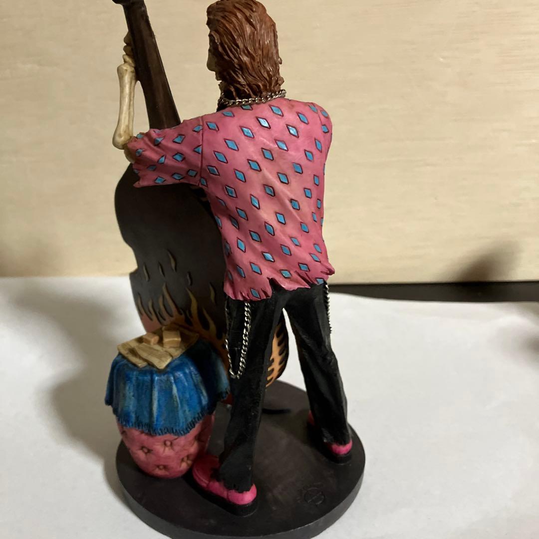 スカル/ドクロフィギュア ロックミュージシャン 3体セット 陶器製