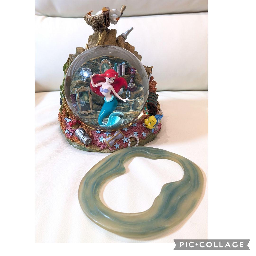 ★リトルマーメイド　アリエル スノードーム　オルゴール　フィギュア　ディズニー