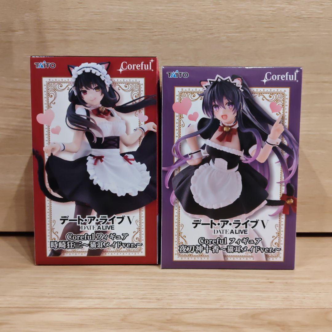 デート・ア・ライブ 時崎狂三 夜刀神十香 猫耳メイド 通常＆タイクレ