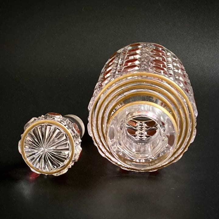 ☆美品☆オールドバカラ 17.5 ディアマンピエーリー 香水瓶 赤 - メルカリ