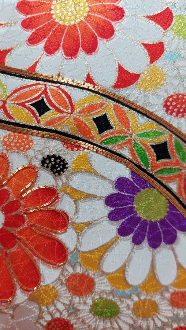 NA124アンティーク子供着物正絹七五三着丈100センチ裄丈46センチ綺麗美品