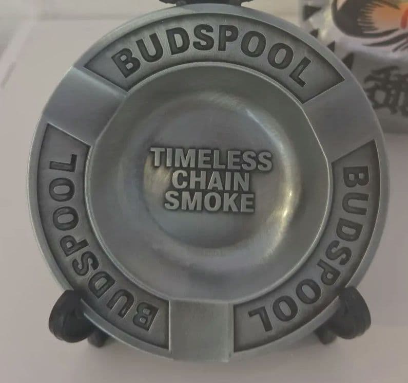 舐達磨　バッツプールの灰皿　※BUDSPOOLの灰皿