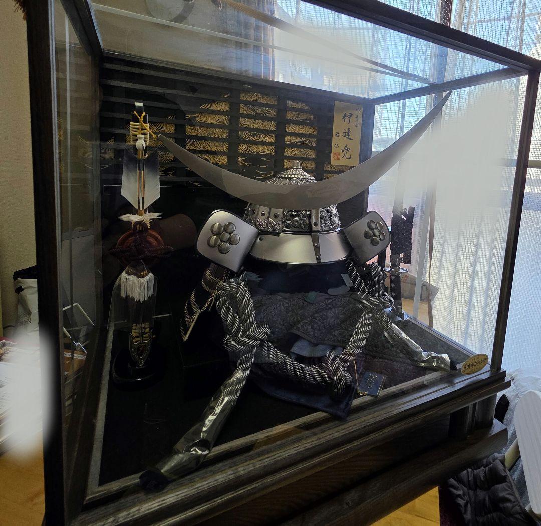 実際にかぶれます 着用兜 伊達政宗 五月人形 兜と刀のセット