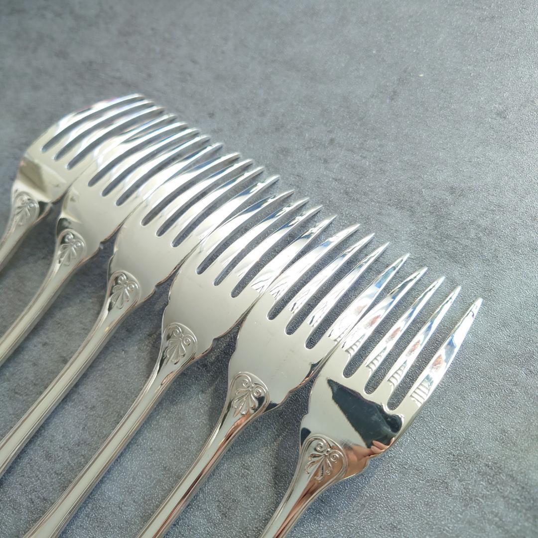 希少 美品 クリストフル マルメゾン フィッシュフォーク 6点