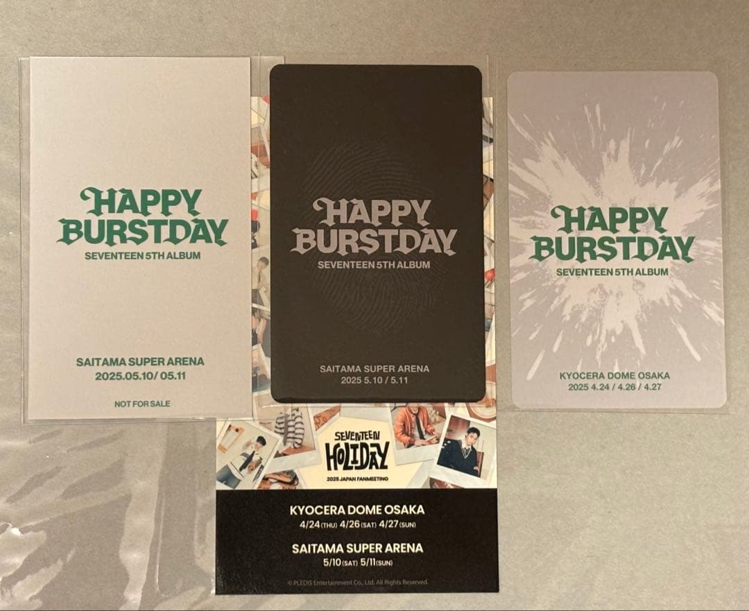 SEVENTEEN HOLIDAY ファンミ 来場者限定 ジュン カード - メルカリ