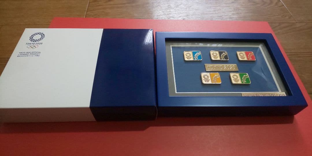 東京オリンピックオフィシャルピンバッジ☆シリアルナンバー入り☆激レア