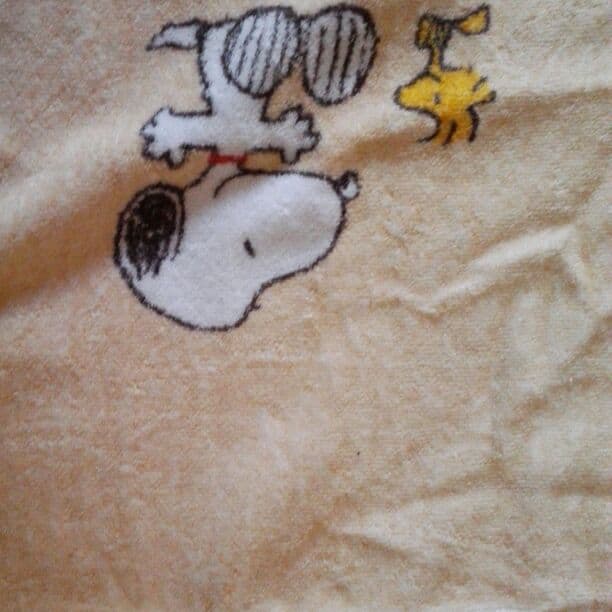 スヌーピーのタオル