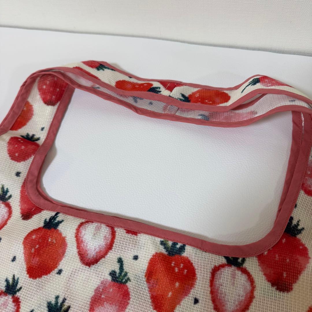 フェイラー feiler いちご柄 いちご ストロベリー エコバッグ 転写