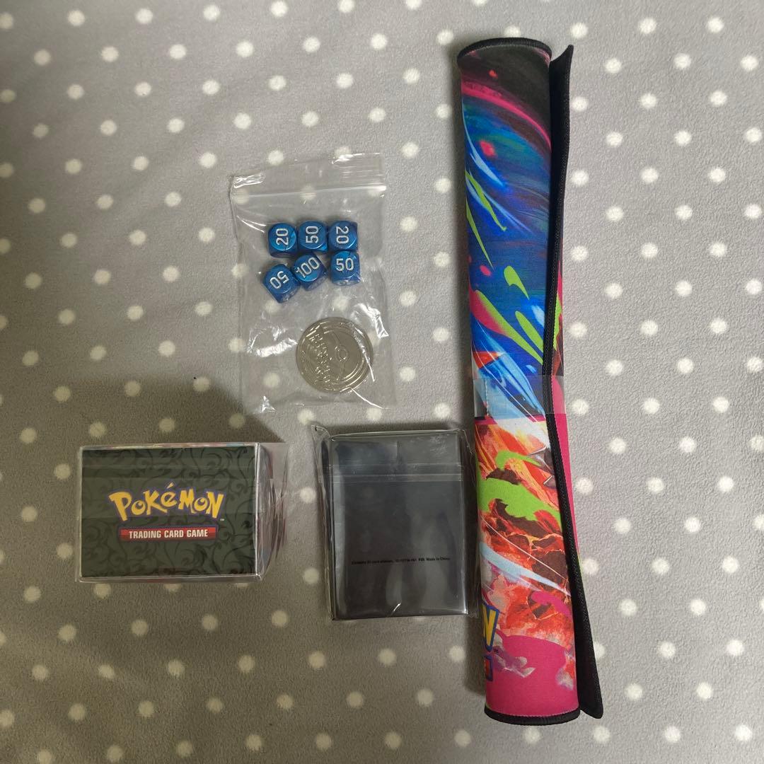 ポケモンカード メガリザードンX 海外サプライ プレイマット デッキ