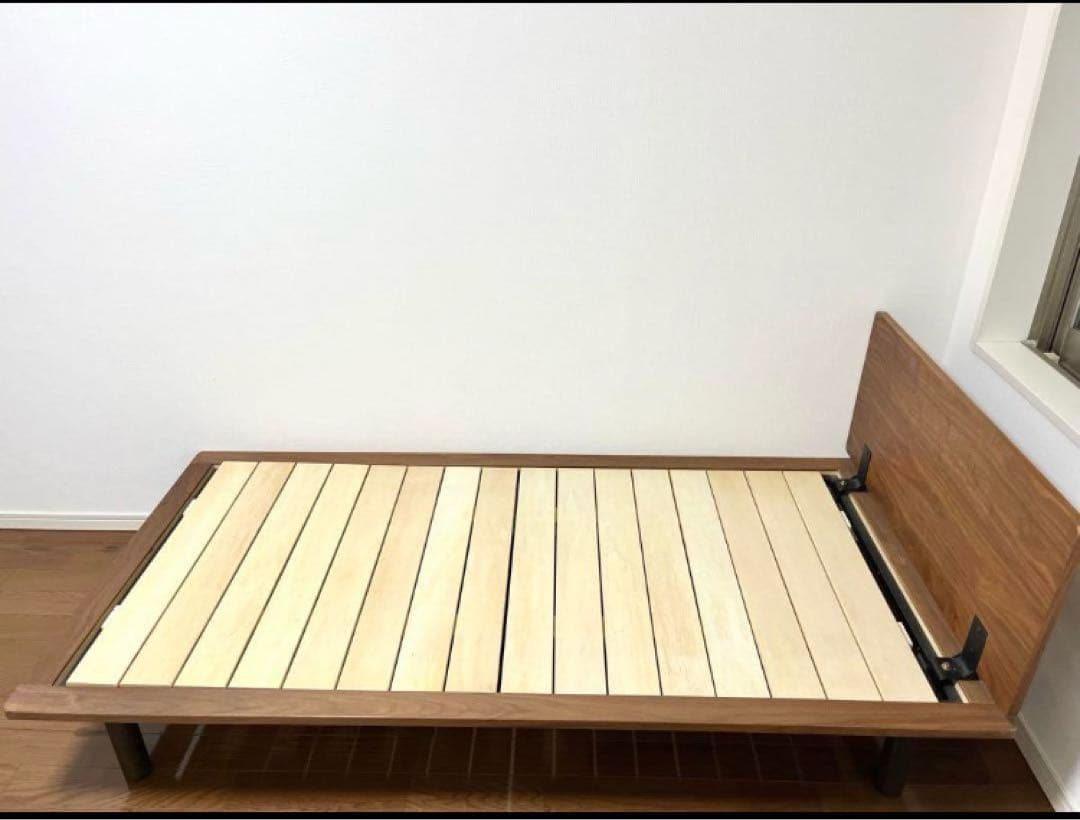 無印良品 シングルベッド　木製ベッド