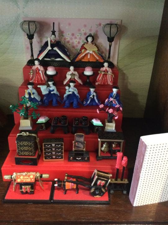 【希少】リーメント　ぷちサンプル　初期のお雛様飾り　激レア　超ミニチュア