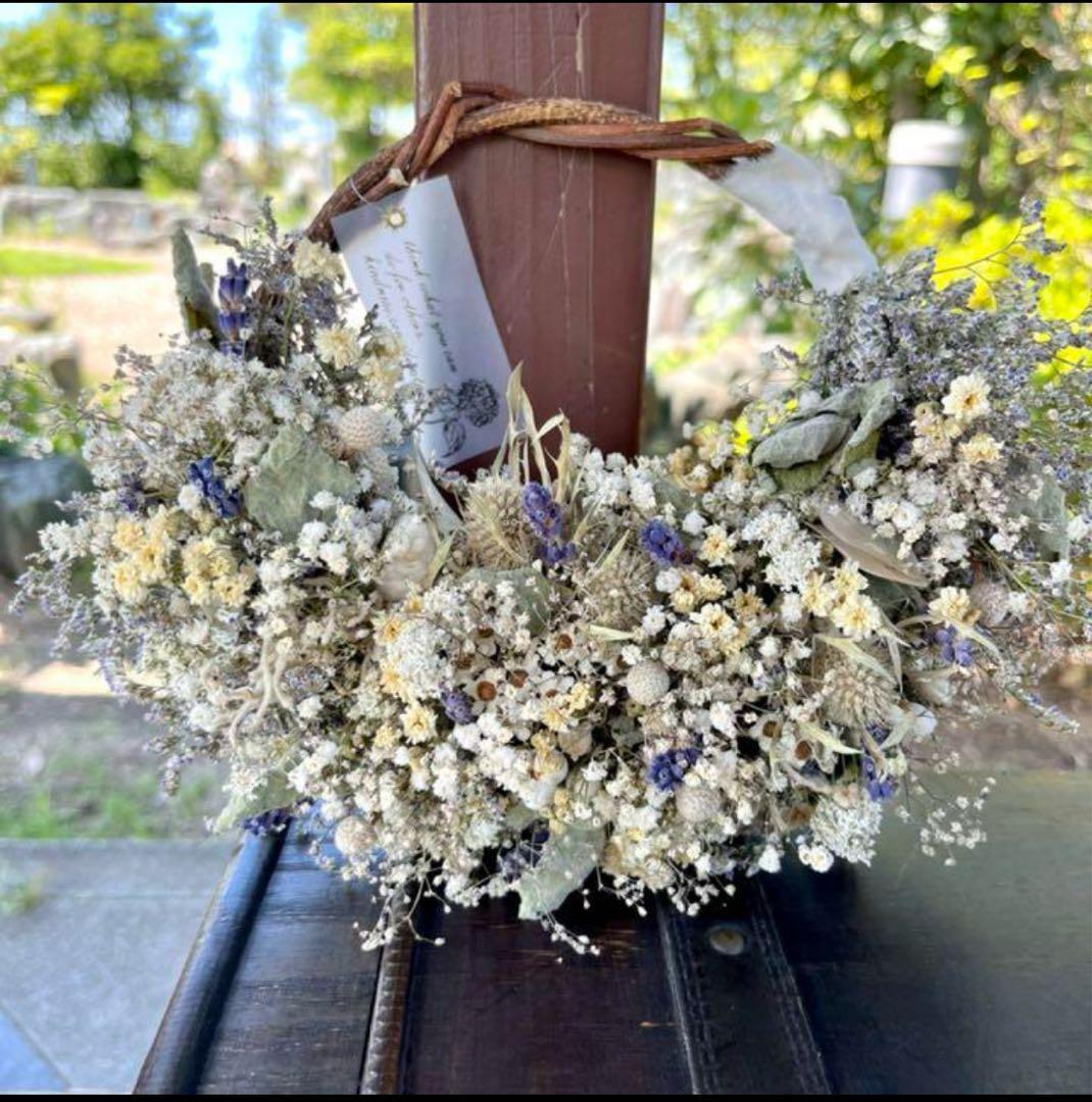 かすみ草入荷　今だけ　リース　かすみ草