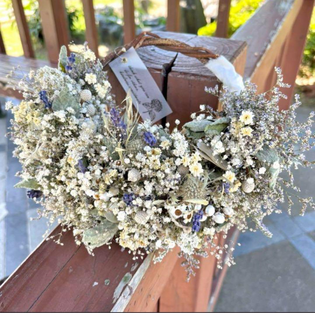 かすみ草入荷　今だけ　リース　かすみ草