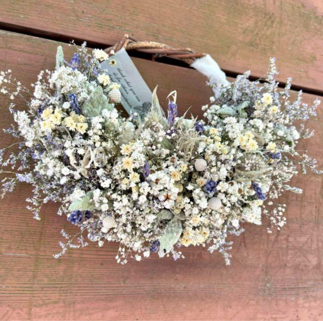 かすみ草入荷　今だけ　リース　かすみ草