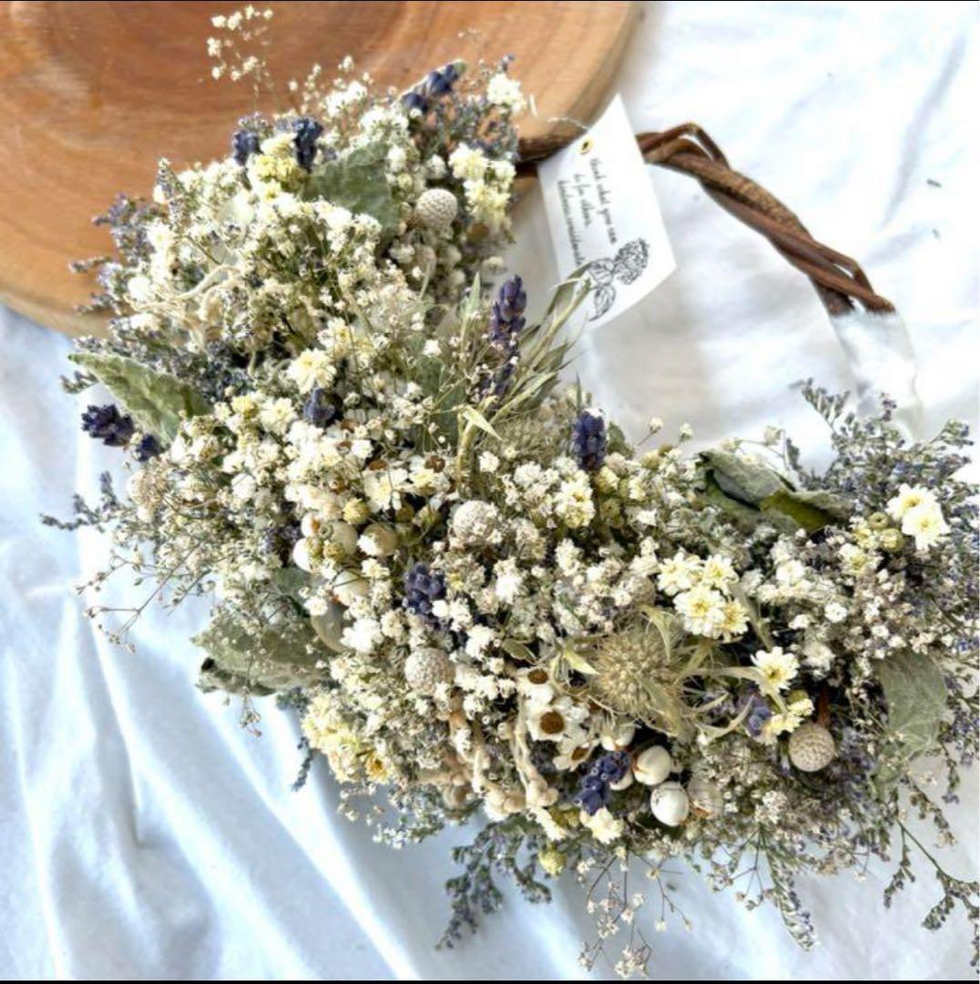 かすみ草入荷　今だけ　リース　かすみ草