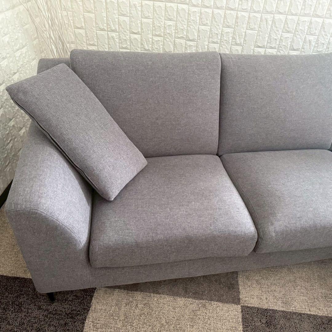 都内23区配送無料✨ニトリ　カウチソファ　2人掛け　3人掛け　グレー　美品