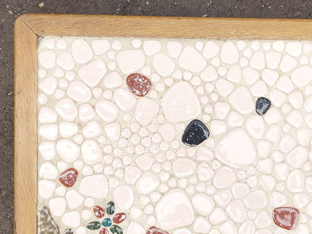 昭和レトロ ストーブ台 薪ストーブ タイル 木枠 古民家 アンティーク