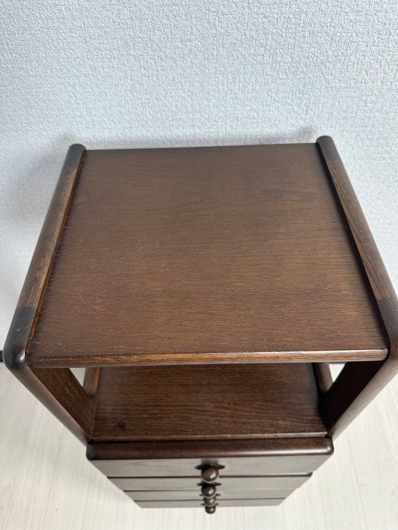 maruni マルニ木工 電話台 花台 キャビネット 4段 カントリー ※i4